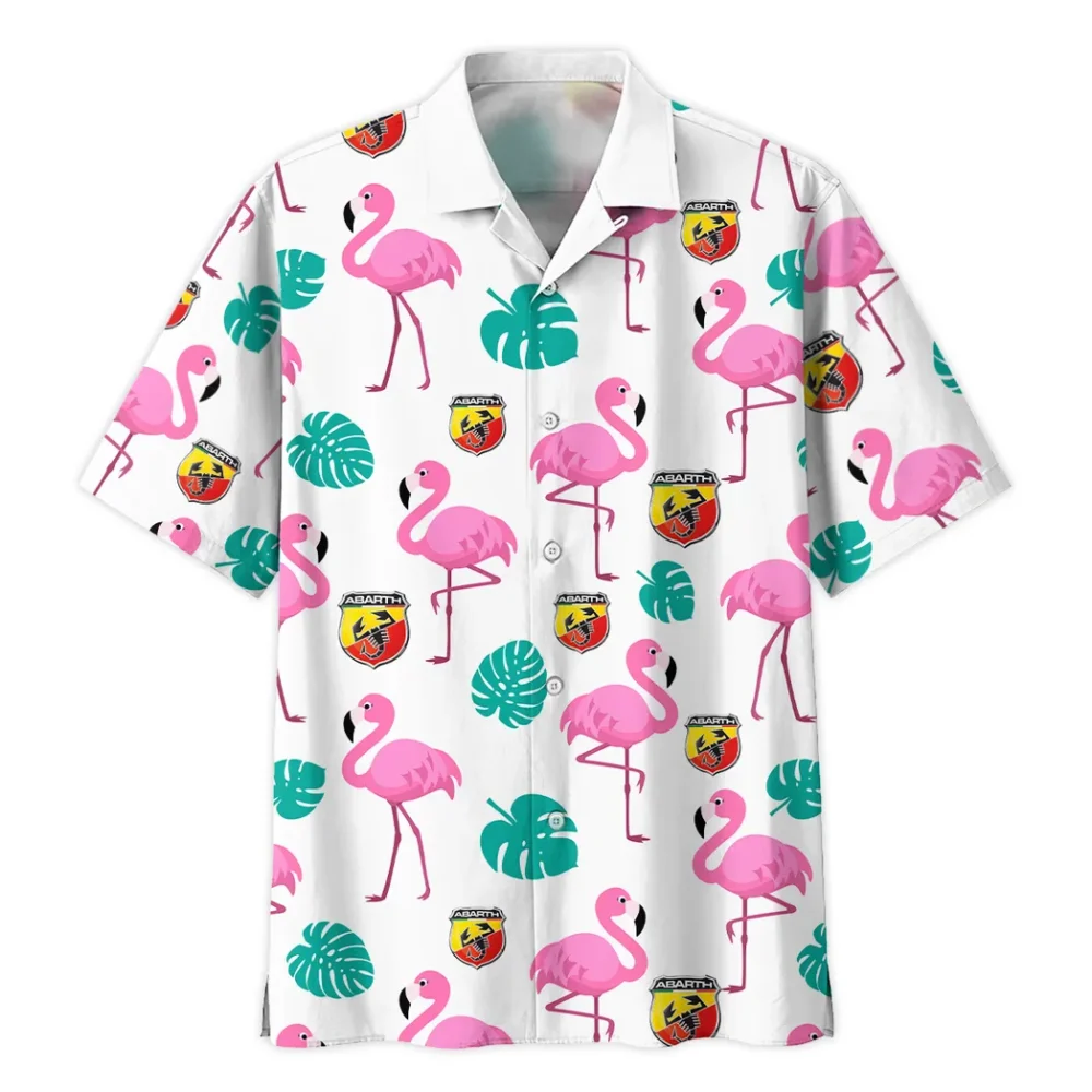 Rally Car Hawaiian Shirt Exclusive Logo, Motorsport Vibe Button Shirt CAR207 - Image 3
