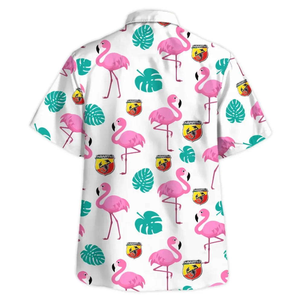 Rally Car Hawaiian Shirt Exclusive Logo, Motorsport Vibe Button Shirt CAR207 - Image 4