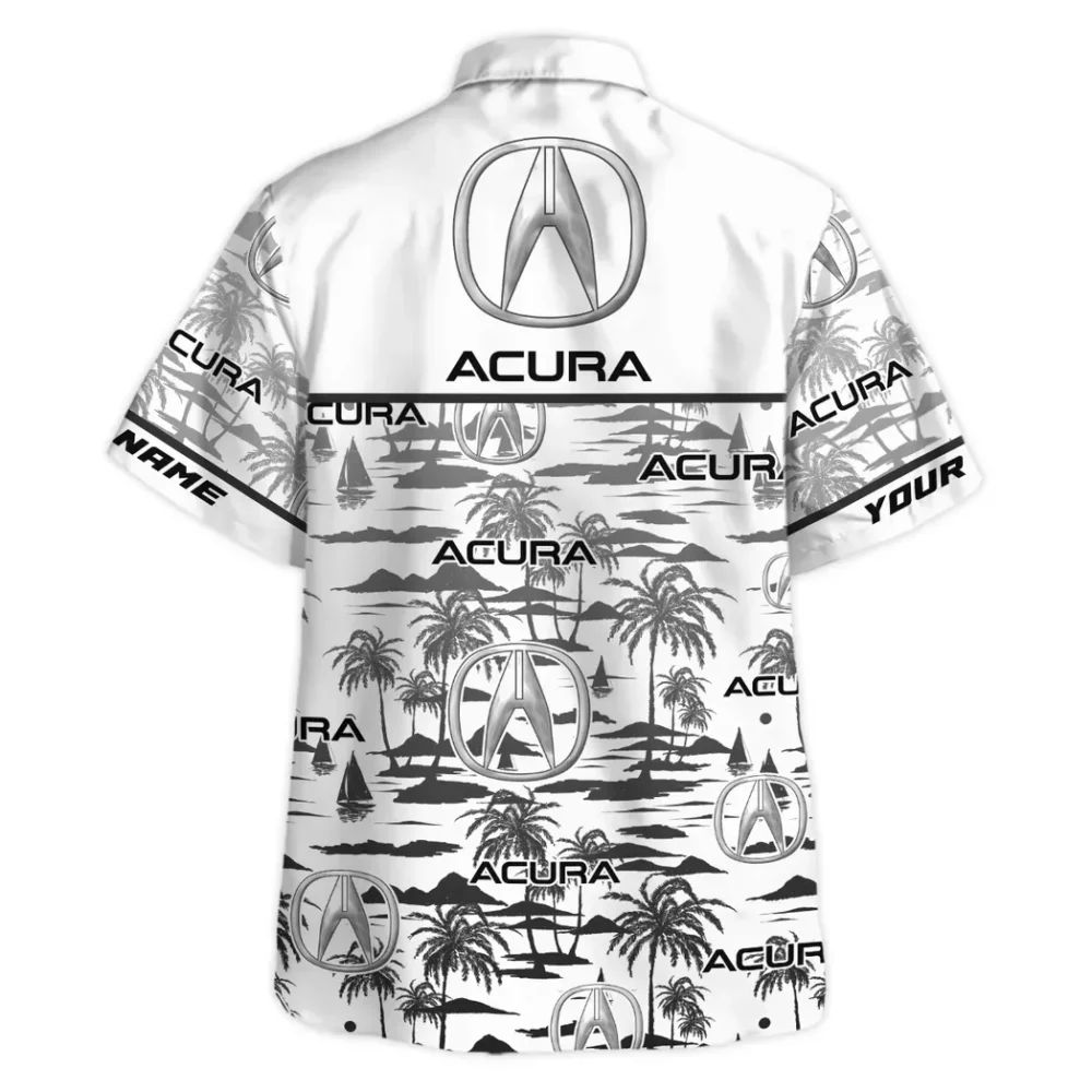 Driving Enthusiasts Hawaiian Shirt Exclusive Logo, Road-Trip Ready Button Shirt CAR205 - Image 4