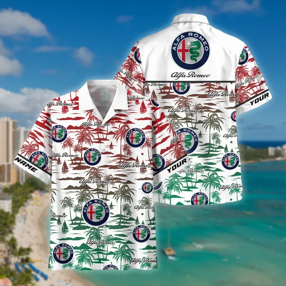 Racing Heritage Hawaiian Shirt Exclusive Logo, Open Road Button Shirt CAR205 - Image 2