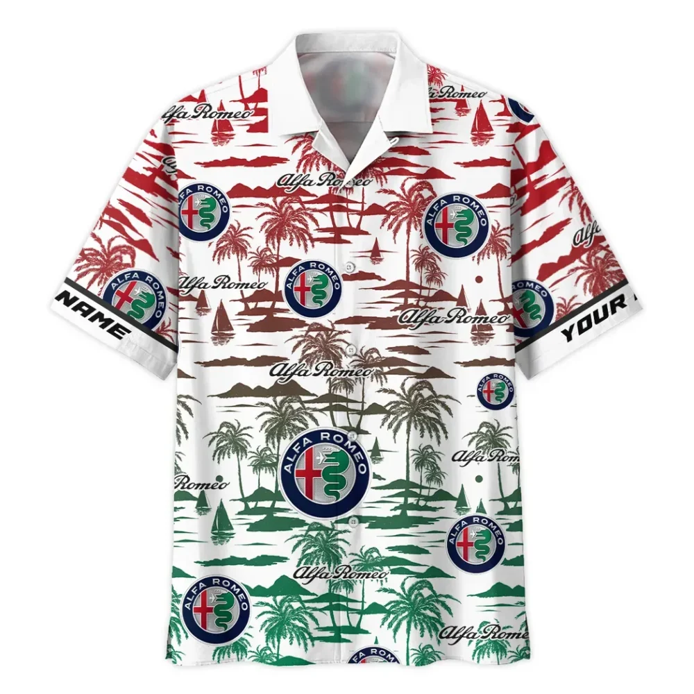 Racing Heritage Hawaiian Shirt Exclusive Logo, Open Road Button Shirt CAR205 - Image 3