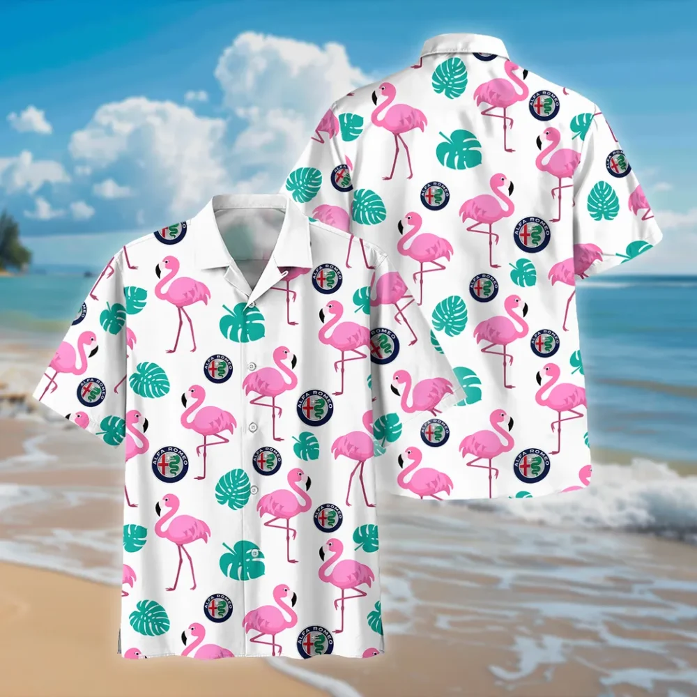 Racing Heritage Hawaiian Shirt Exclusive Logo, Gearhead Style Button Shirt CAR207 - Image 2
