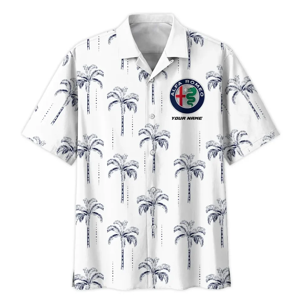 Italian Classic Hawaiian Shirt Exclusive Logo, Highway Cruise Button Shirt CAR206 - Image 3