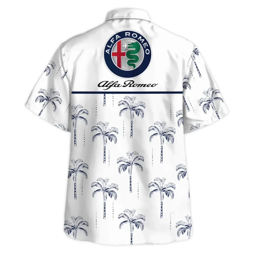 Italian Classic Hawaiian Shirt Exclusive Logo, Highway Cruise Button Shirt CAR206 - Image 4