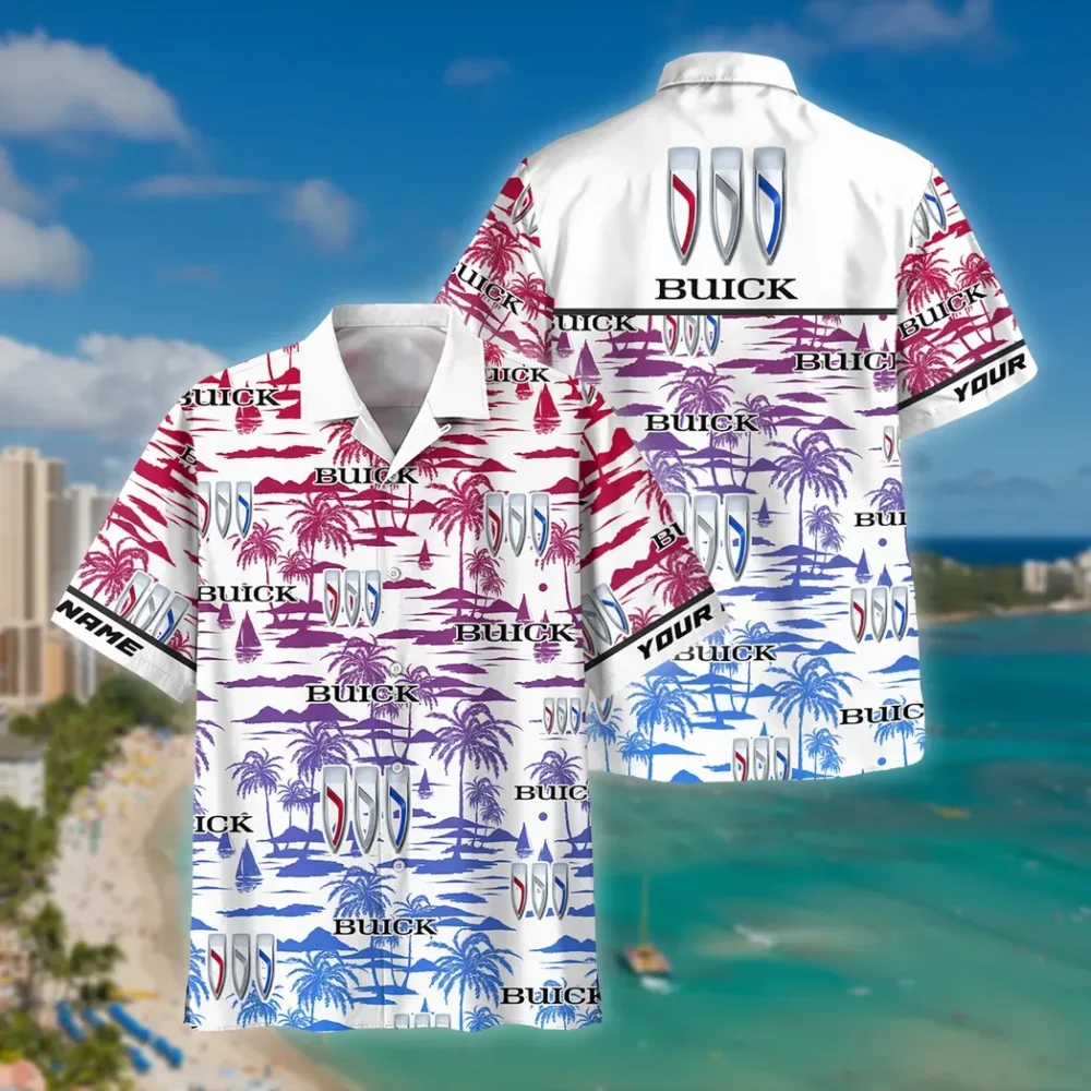 Luxury Car Hawaiian Shirt Exclusive Logo, Rider's Paradise Button Shirt CAR205 - Image 2