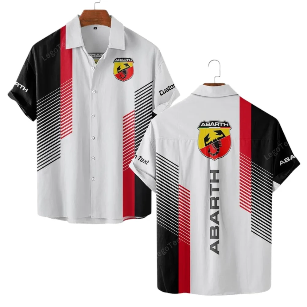 Performance Car Hawaiian Shirt Exclusive Logo, Street Racer Button Shirt CAR107 - Image 2