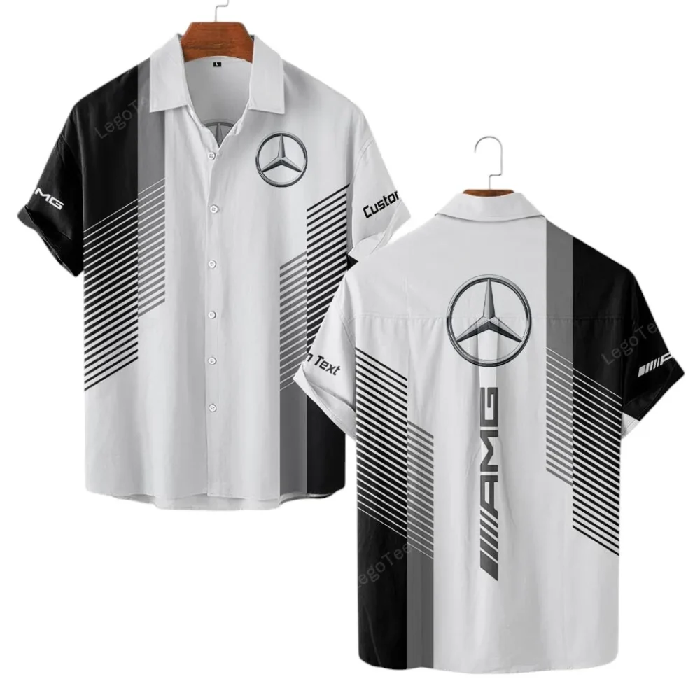 Speed Motion Hawaiian Shirt Exclusive Logo, Street-Ready Button Shirt CAR107 - Image 2