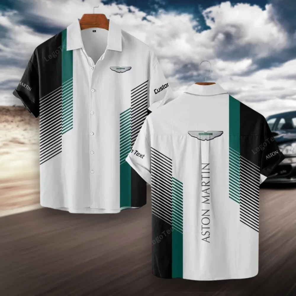 Performance Auto Hawaiian Shirt Exclusive Logo, Motor Culture Button Shirt CAR107