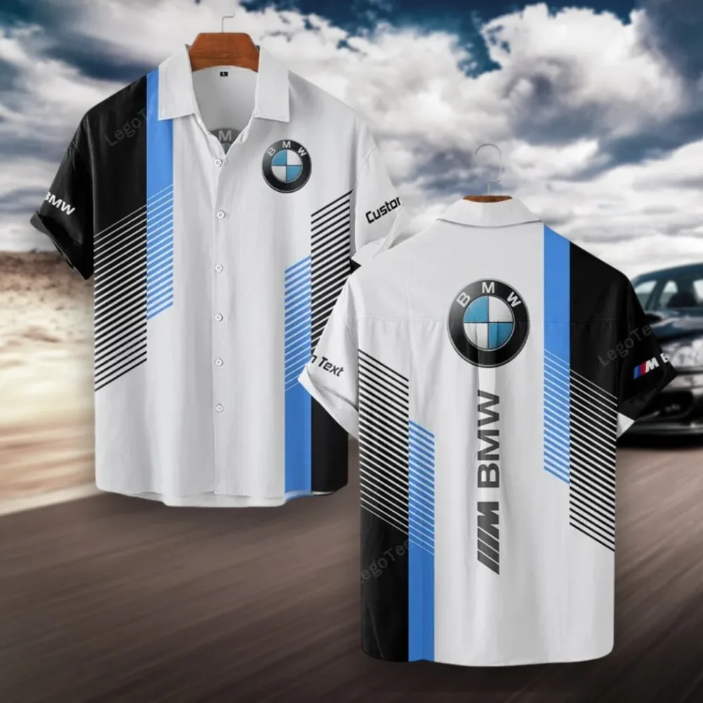 Racing Edition Car Hawaiian Shirt Exclusive Logo, Hot Rod Button Shirt CAR107