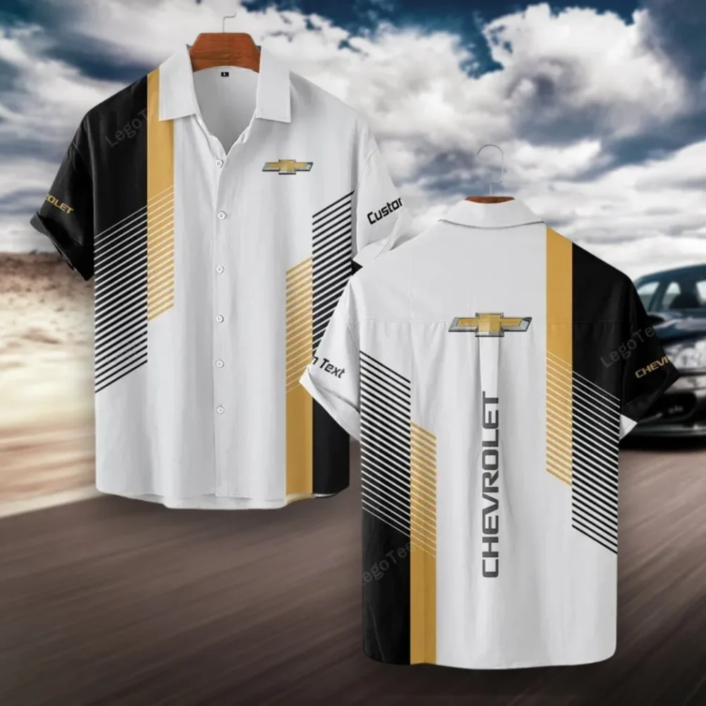 Performance Sedan Hawaiian Shirt Exclusive Logo, Street-Ready Button Shirt CAR107