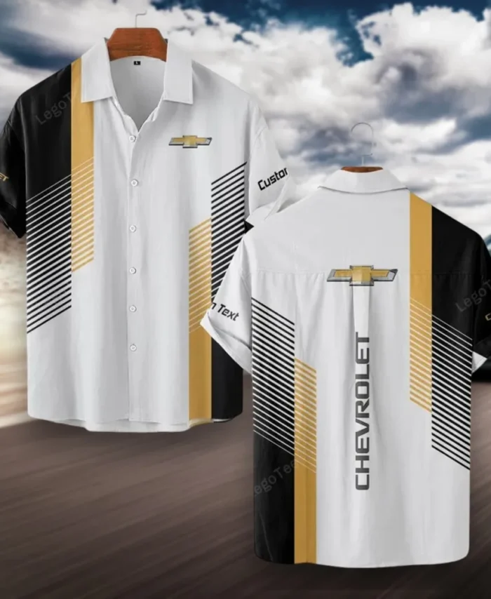 Performance Sedan Hawaiian Shirt Exclusive Logo, Street-Ready Button Shirt CAR107