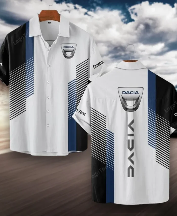Duraforce Motors Hawaiian Shirt Exclusive Logo, Street-Ready Button Shirt CAR107