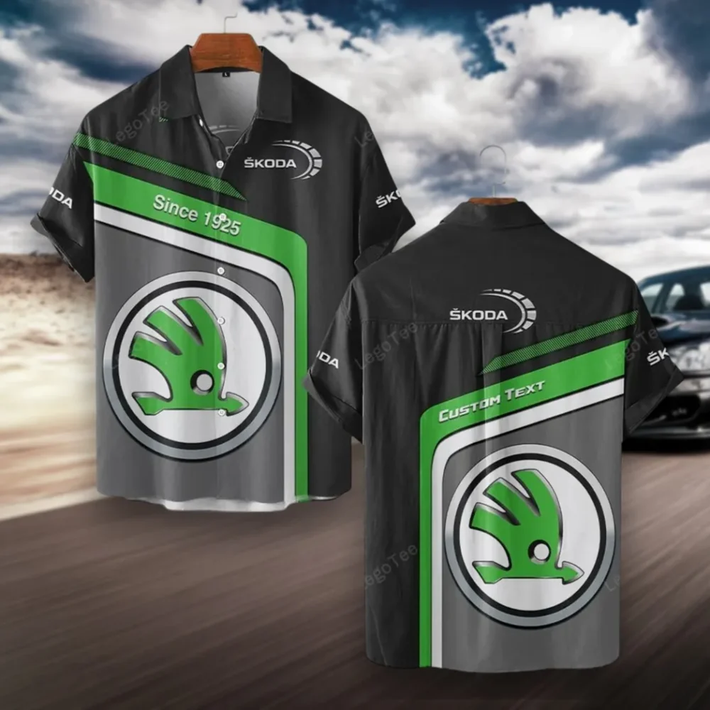 Affordable Ride Hawaiian Shirt Exclusive Logo, Bold Driver Button Shirt CAR111