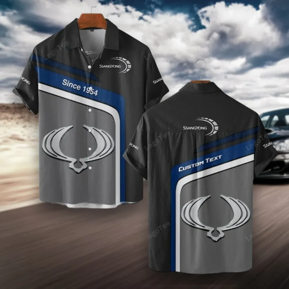 Utility Vehicle Hawaiian Shirt Exclusive Logo, Gearhead Style Button Shirt CAR111