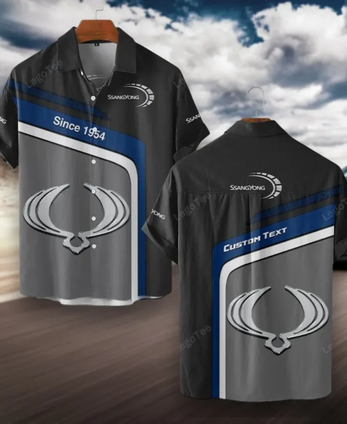 Utility Vehicle Hawaiian Shirt Exclusive Logo, Gearhead Style Button Shirt CAR111