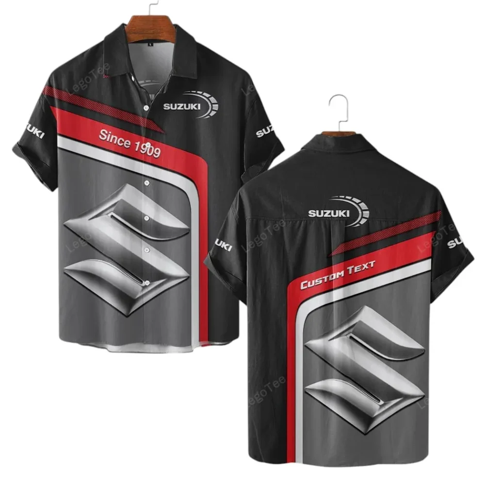 Speed Demon Hawaiian Shirt Exclusive Logo, Bold Driver Button Shirt CAR111 - Image 2