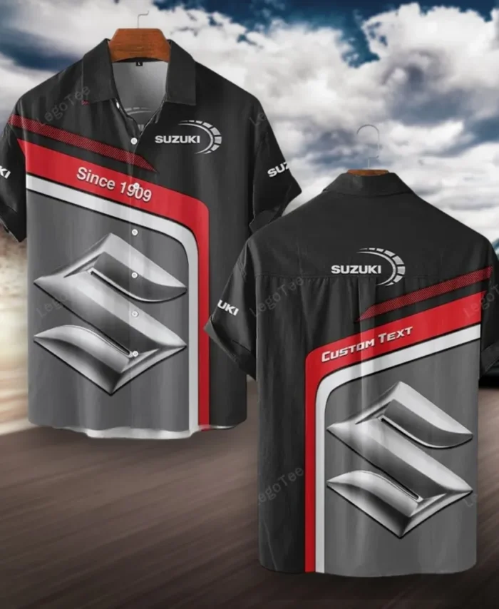 Speed Demon Hawaiian Shirt Exclusive Logo, Bold Driver Button Shirt CAR111