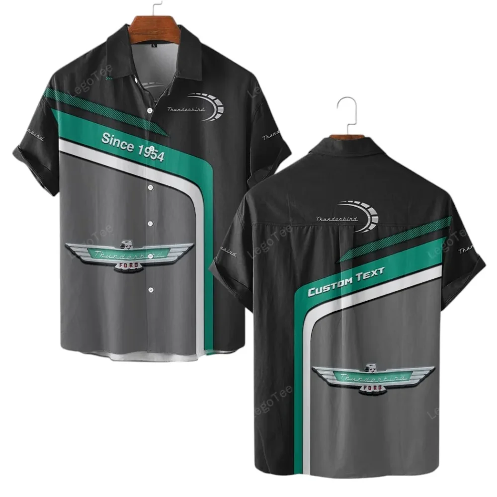 Touring Coupe Hawaiian Shirt Exclusive Logo, Street-Ready Button Shirt CAR111 - Image 2