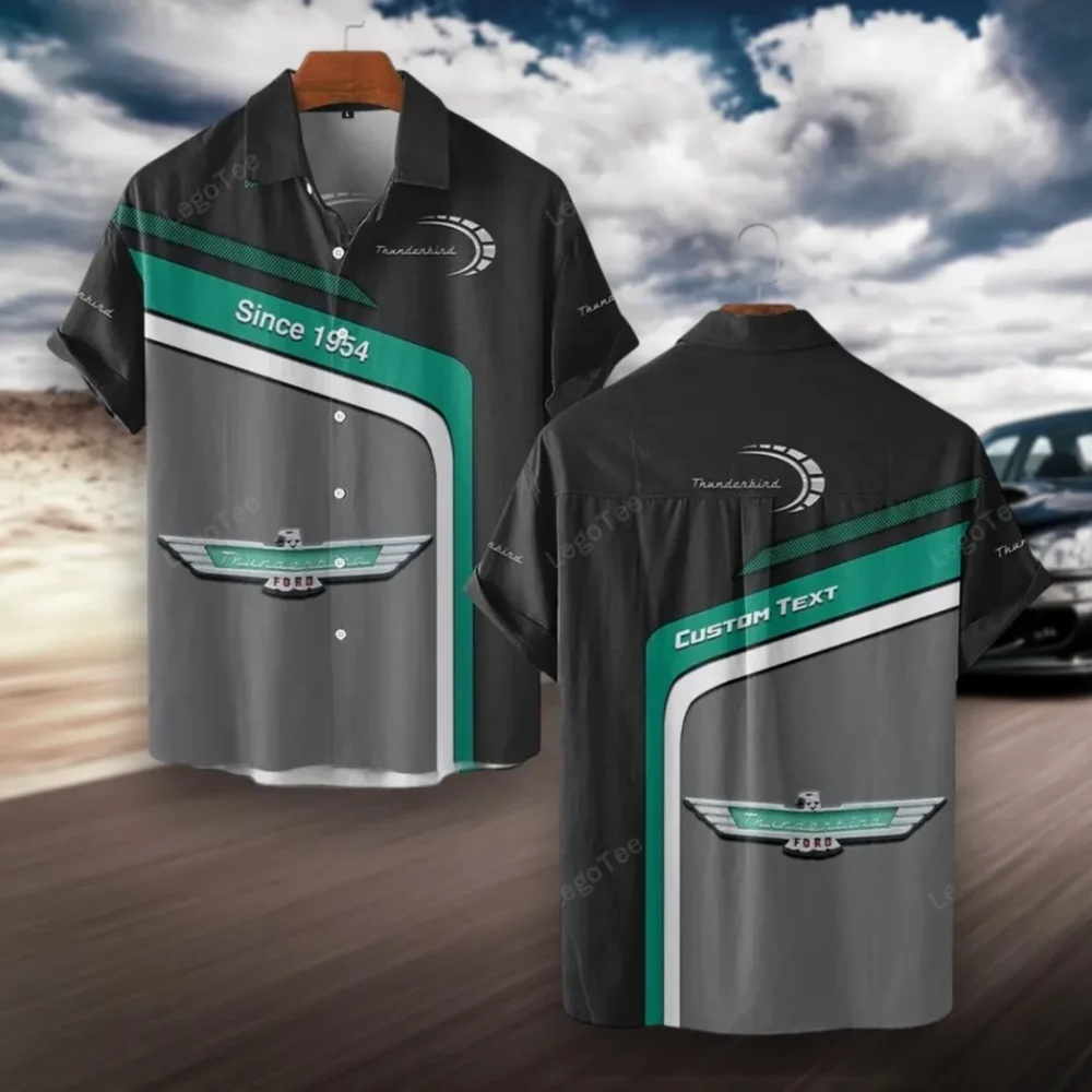 Touring Coupe Hawaiian Shirt Exclusive Logo, Street-Ready Button Shirt CAR111