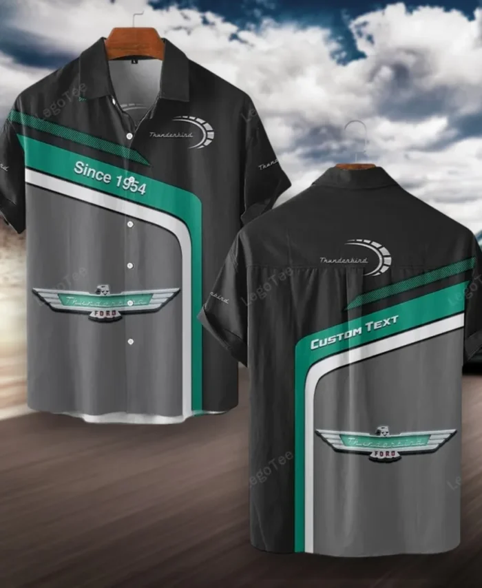 Touring Coupe Hawaiian Shirt Exclusive Logo, Street-Ready Button Shirt CAR111