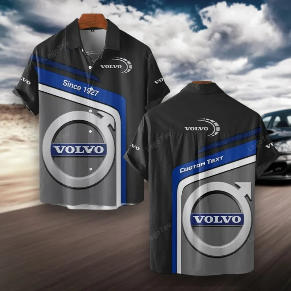 Global Automobile Hawaiian Shirt Exclusive Logo, Open Road Button Shirt CAR111