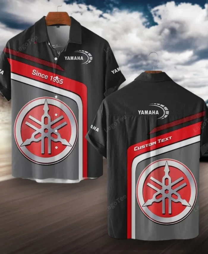Touring Motorcycle Hawaiian Shirt Exclusive Logo, Road-Trip Ready Button Shirt CAR111