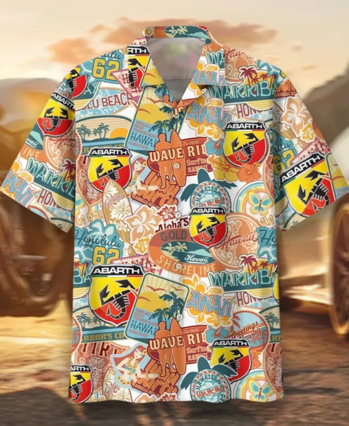 Hot Hatchback Hawaiian Shirt Exclusive Logo, Custom Garage Button Shirt CAR202