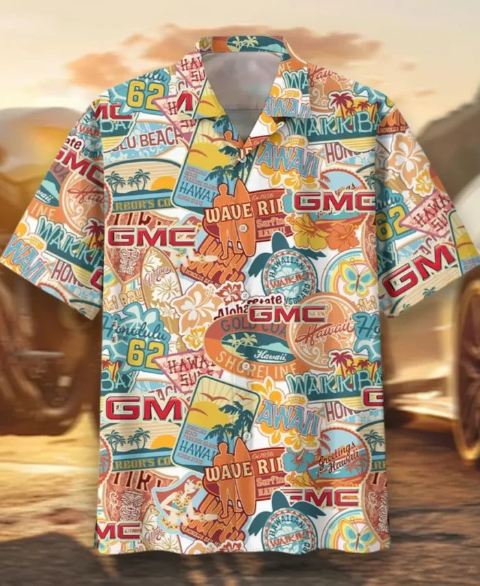 Strong Utility Vehicle Hawaiian Shirt Exclusive Logo, Bold Driver Button Shirt CAR202