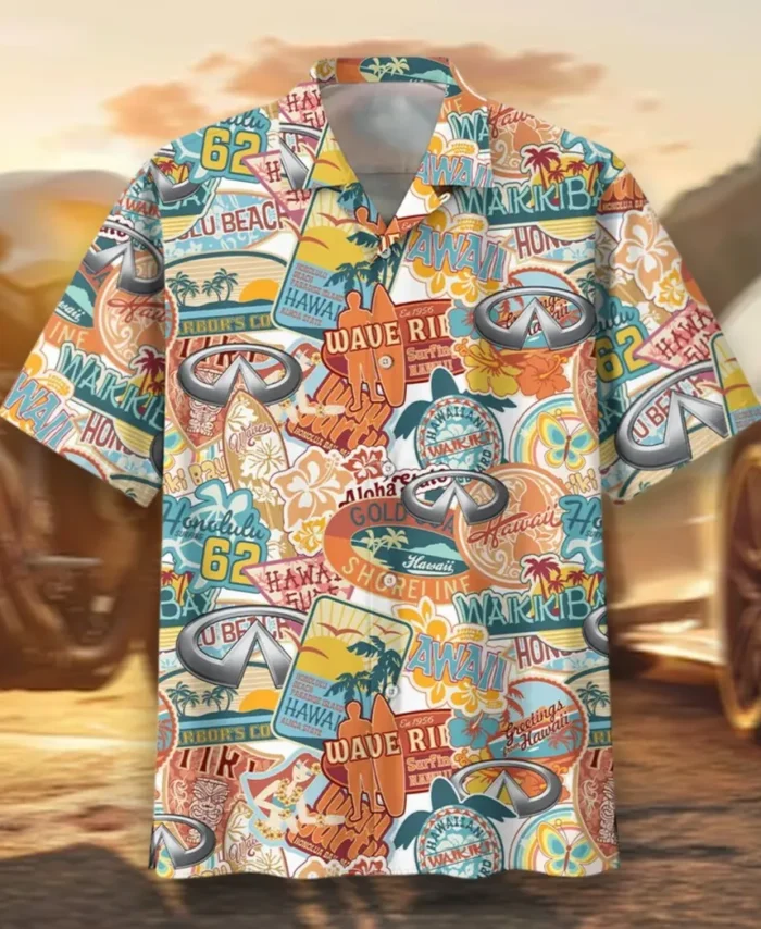 Executive Car Hawaiian Shirt Exclusive Logo, Street Racer Button Shirt CAR202
