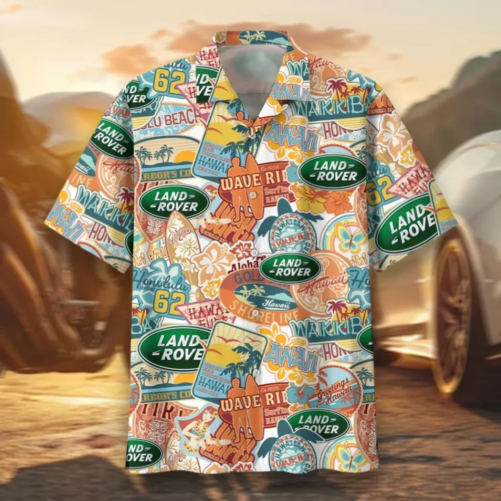 4x4 SUV Maker Hawaiian Shirt Exclusive Logo, Summer Garage Button Shirt CAR202