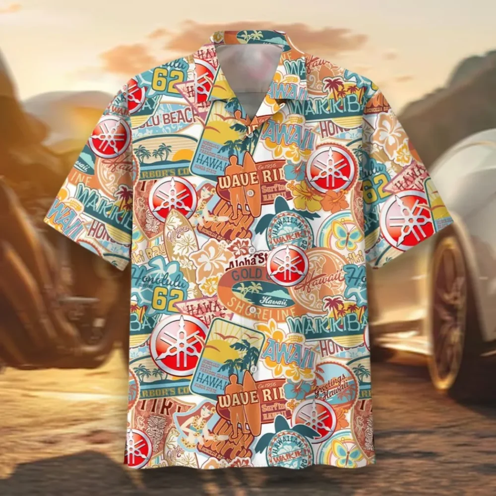 Sport Bike Hawaiian Shirt Exclusive Logo, Road Life Button Shirt CAR202