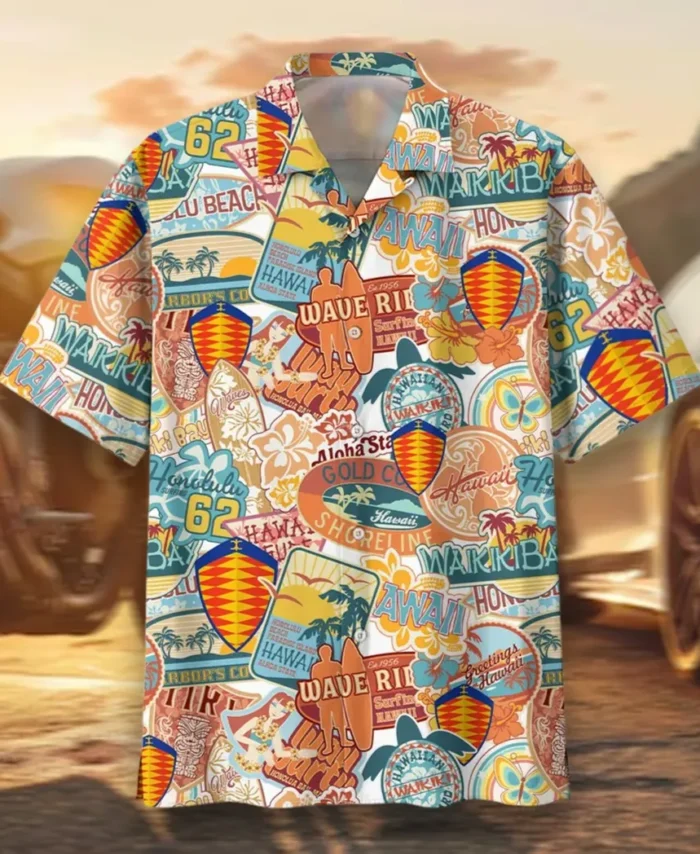 Exotic Automobile Hawaiian Shirt Exclusive Logo, Custom Ride Button Shirt CAR202