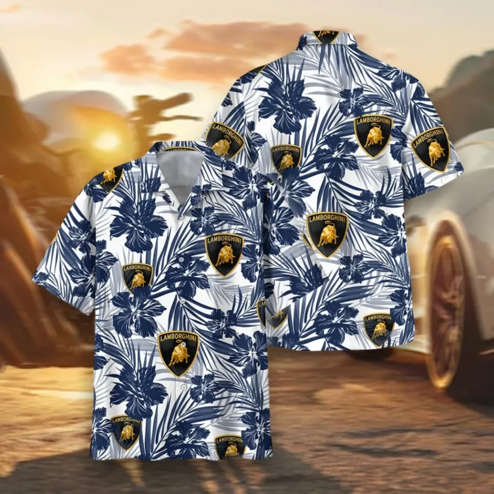 Luxury Vehicle Hawaiian Shirt Exclusive Logo, Street Racer Button Shirt CAR203