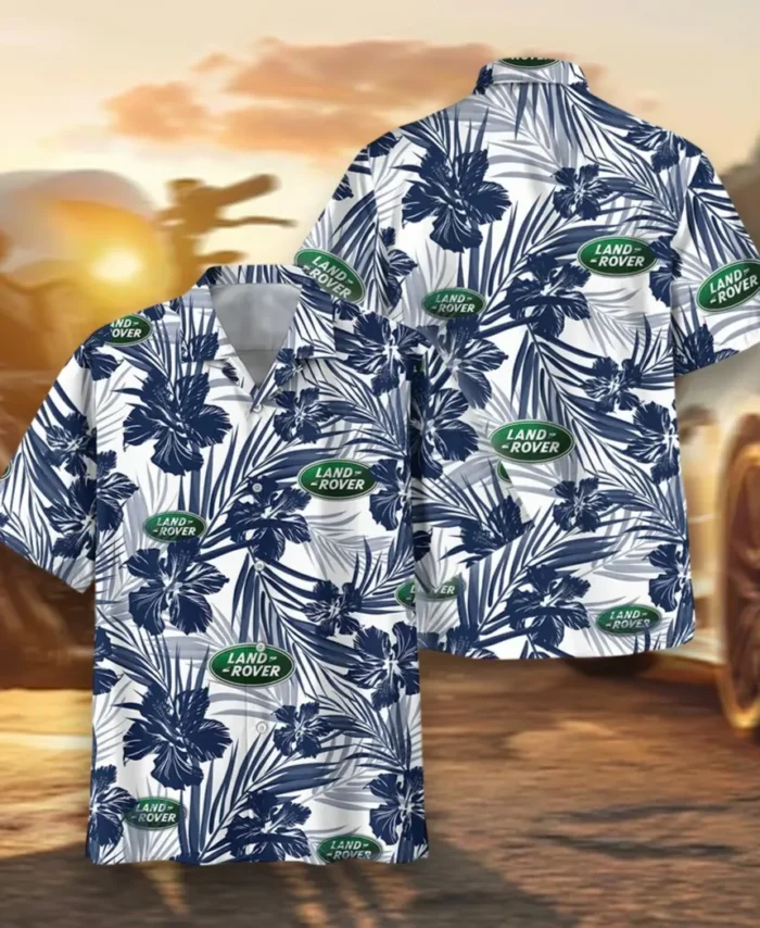 All-Terrain SUV Hawaiian Shirt Exclusive Logo, Chrome Wave Button Shirt CAR203