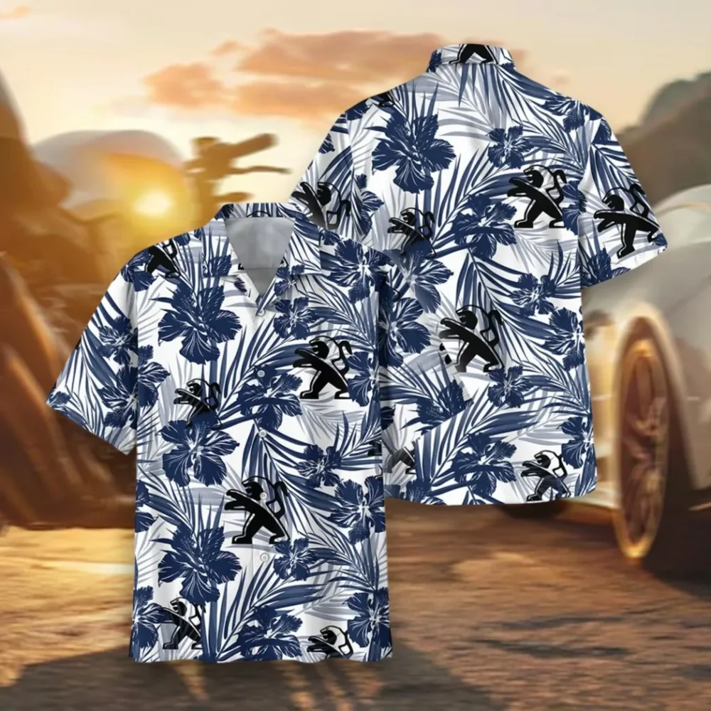 Mid-Size Car Hawaiian Shirt Exclusive Logo, Urban Driver Button Shirt CAR203