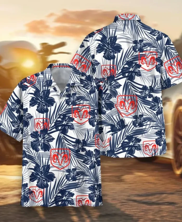 Strong Utility Pickup Hawaiian Shirt Exclusive Logo, Car Meet Button Shirt CAR203