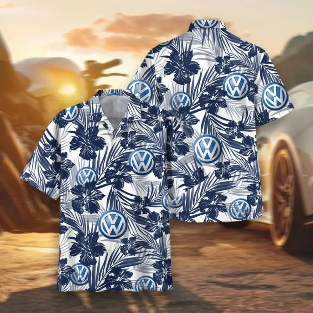 City Car Hawaiian Shirt Exclusive Logo, Hot Rod Button Shirt CAR203