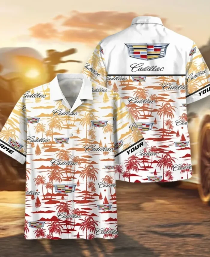 High-End Sedan Hawaiian Shirt Exclusive Logo, Retro Driver Button Shirt CAR205