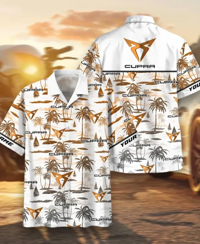 Sporty Urban Vehicle Hawaiian Shirt Exclusive Logo, Street-Ready Button Shirt CAR205