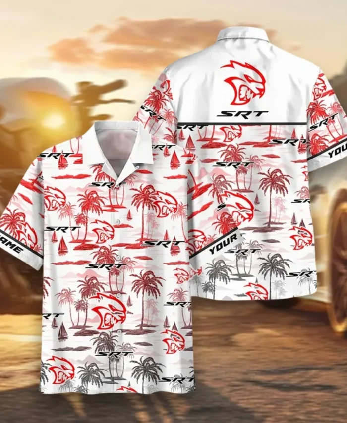 Power Muscle Car Hawaiian Shirt Exclusive Logo, Drift-Ready Button Shirt CAR205