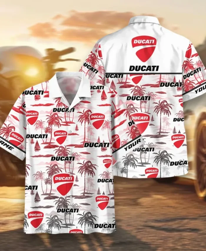 Precision Racer Hawaiian Shirt Exclusive Logo, Road-Trip Ready Button Shirt CAR205