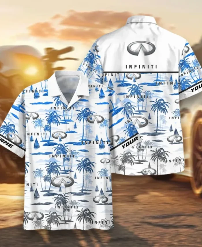 Comfort-Oriented Hawaiian Shirt Exclusive Logo, Road-Trip Ready Button Shirt CAR205