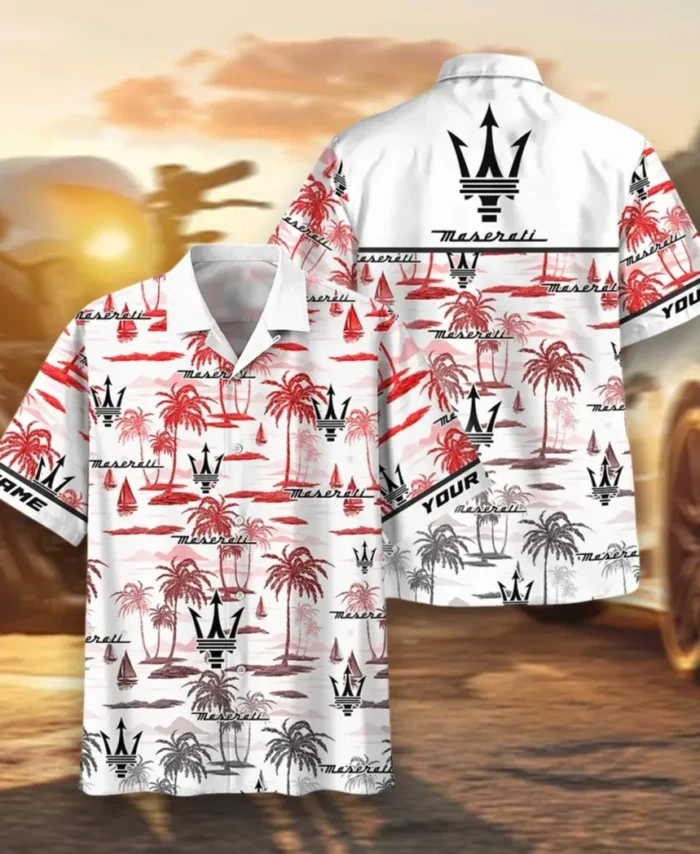 Premium Sports Sedan Hawaiian Shirt Exclusive Logo, Street-Ready Button Shirt CAR205
