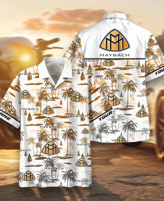 Built Style Hawaiian Shirt Exclusive Logo, Gearhead Style Button Shirt CAR205
