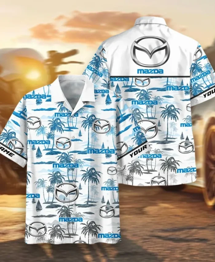 Sport Hatchback Hawaiian Shirt Exclusive Logo, Performance Gear Button Shirt CAR205