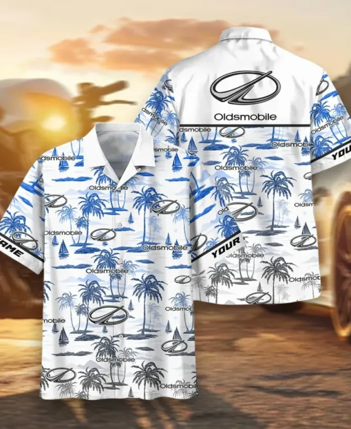 Heritage Vehicle Hawaiian Shirt Exclusive Logo, Street Racer Button Shirt CAR205