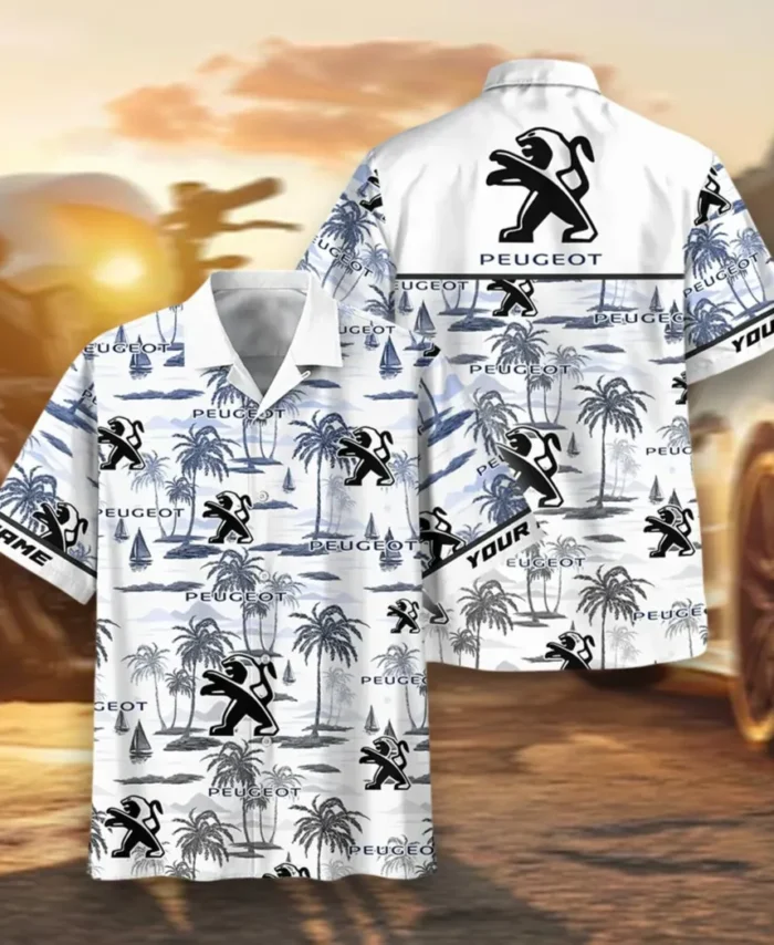 Commuter Vehicle Hawaiian Shirt Exclusive Logo, Urban Driver Button Shirt CAR205