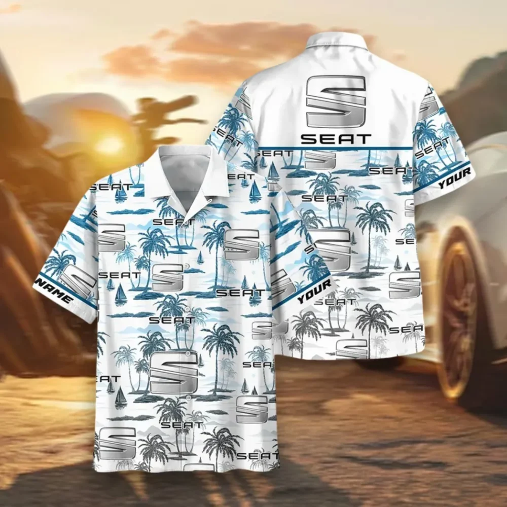 City Cruiser Hawaiian Shirt Exclusive Logo, Open Road Button Shirt CAR205