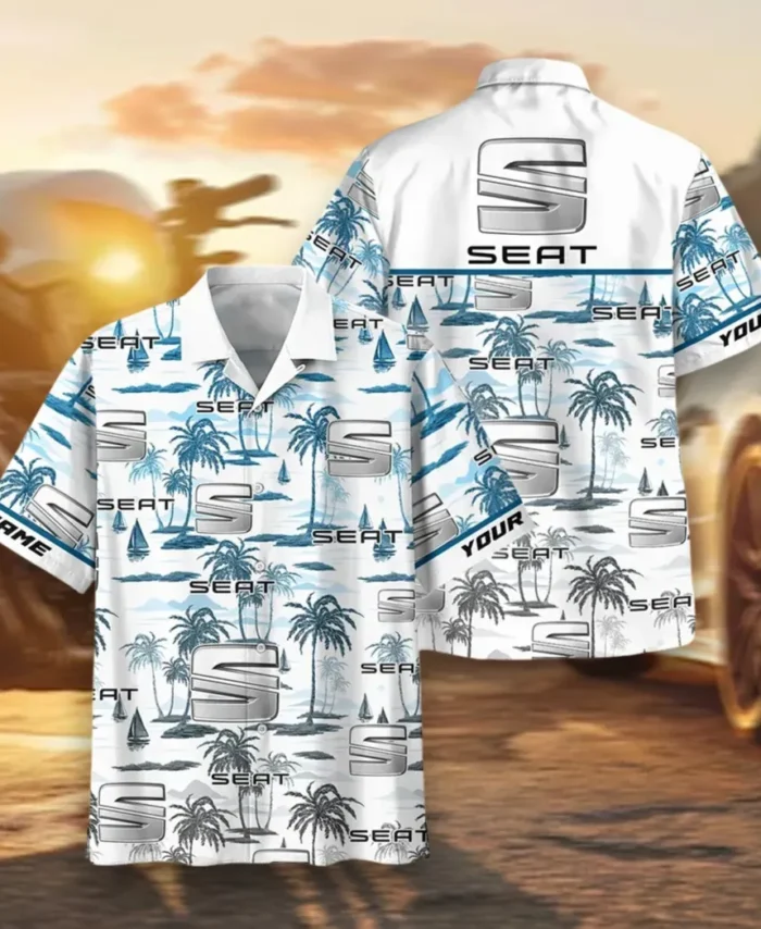 City Cruiser Hawaiian Shirt Exclusive Logo, Open Road Button Shirt CAR205