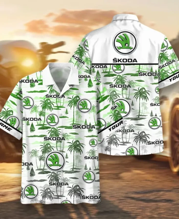 Practical Hatchback Hawaiian Shirt Exclusive Logo, Urban Driver Button Shirt CAR205